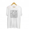 Koszulka męska I speak polish What's your superpower?