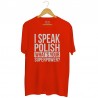 Koszulka męska I speak polish What's your superpower?