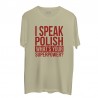 Koszulka męska I speak polish What's your superpower?