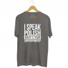 Koszulka męska I speak polish What's your superpower?