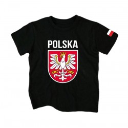 Koszulka dziecięca Polska - Godło - Flaga