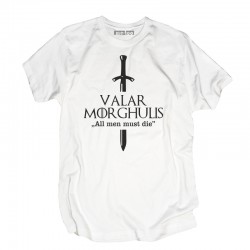 Koszulka męska Valar Morghulis miecz