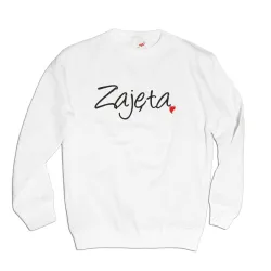 Bluza z nadrukiem Zajęta