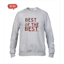 Bluza męska z nadrukiem Best of the best