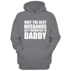 Męska bluza z kapturem Only the Best husbands...