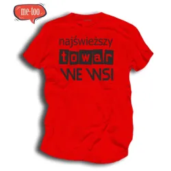 Koszulka t-shirt  Najswieższy towar we wsi