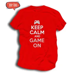 Koszulka T-shirt Keep Calm and Game On