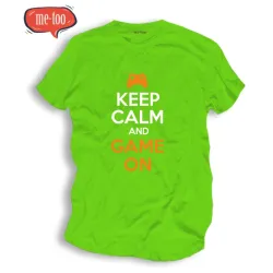 Koszulka T-shirt Keep Calm and Game On