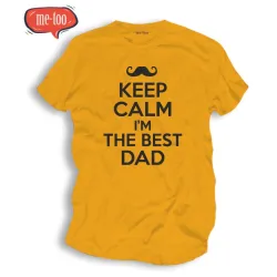 Koszulka męska z nadrukiem Keep Calm I'm the best Dad