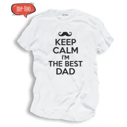 Koszulka męska z nadrukiem Keep Calm I'm the best Dad