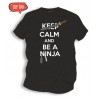 Koszulka męska Keep calm and be a ninja - wz2