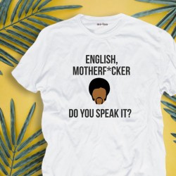 Koszulka męska z nadrukiem English, motherf*cker - do you speak it?