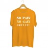 Koszulka unisex z nadrukiem No pain No gain Shut up